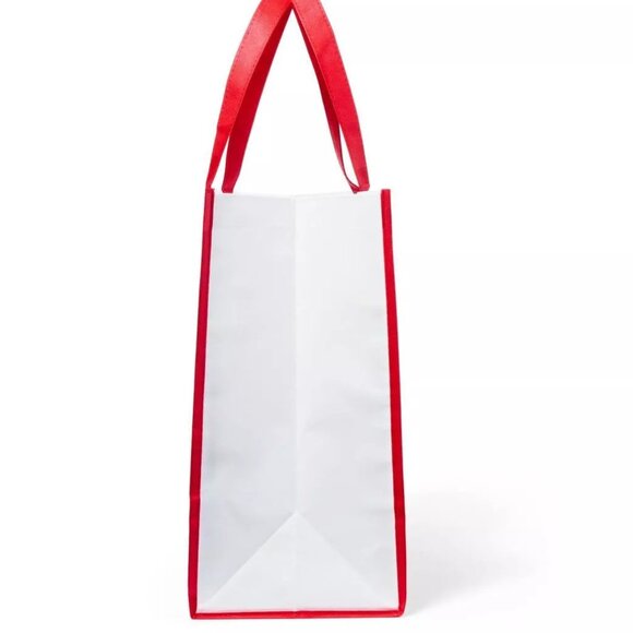 Marks & Spencer London Reusable Bag Christmas Holiday Tote 16" x 14" x 7" NEW - Picture 4 of 7